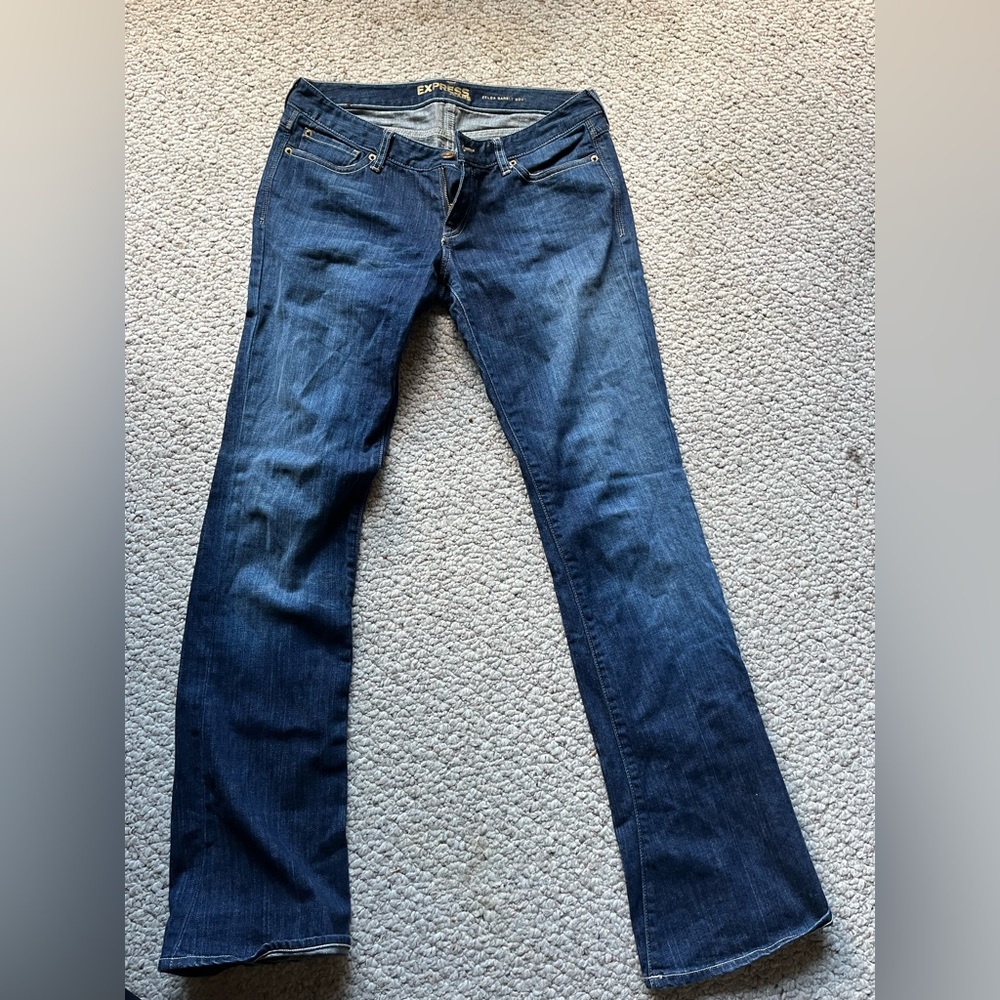 Express boot cut jeans, 10 long